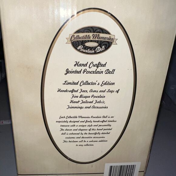 Collectible memories, Genuine, porcelain doll Limited collectors handcrafted - Picture 7 of 7